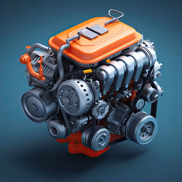 3d-rendering-car-engine-model