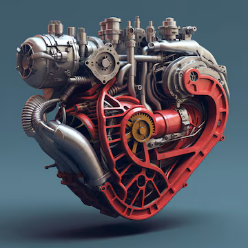 Heart-shaped-engine